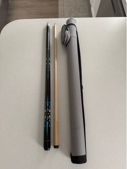 Canadian Maple Pool Cue Stick,58 inch  20 oz Billiard pool stick. 12.5mm. Comes with case.