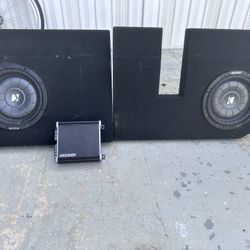 Kickers Sub 12 And Kicker Aplifier 