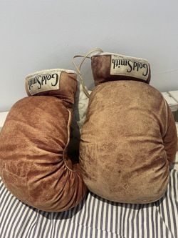 antique vintage goldsmith boxing gloves 12 ounce  