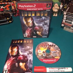 Playstation 2 Game " Iron Man " ( 2008 )