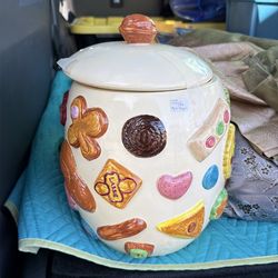Decorated cookies jar