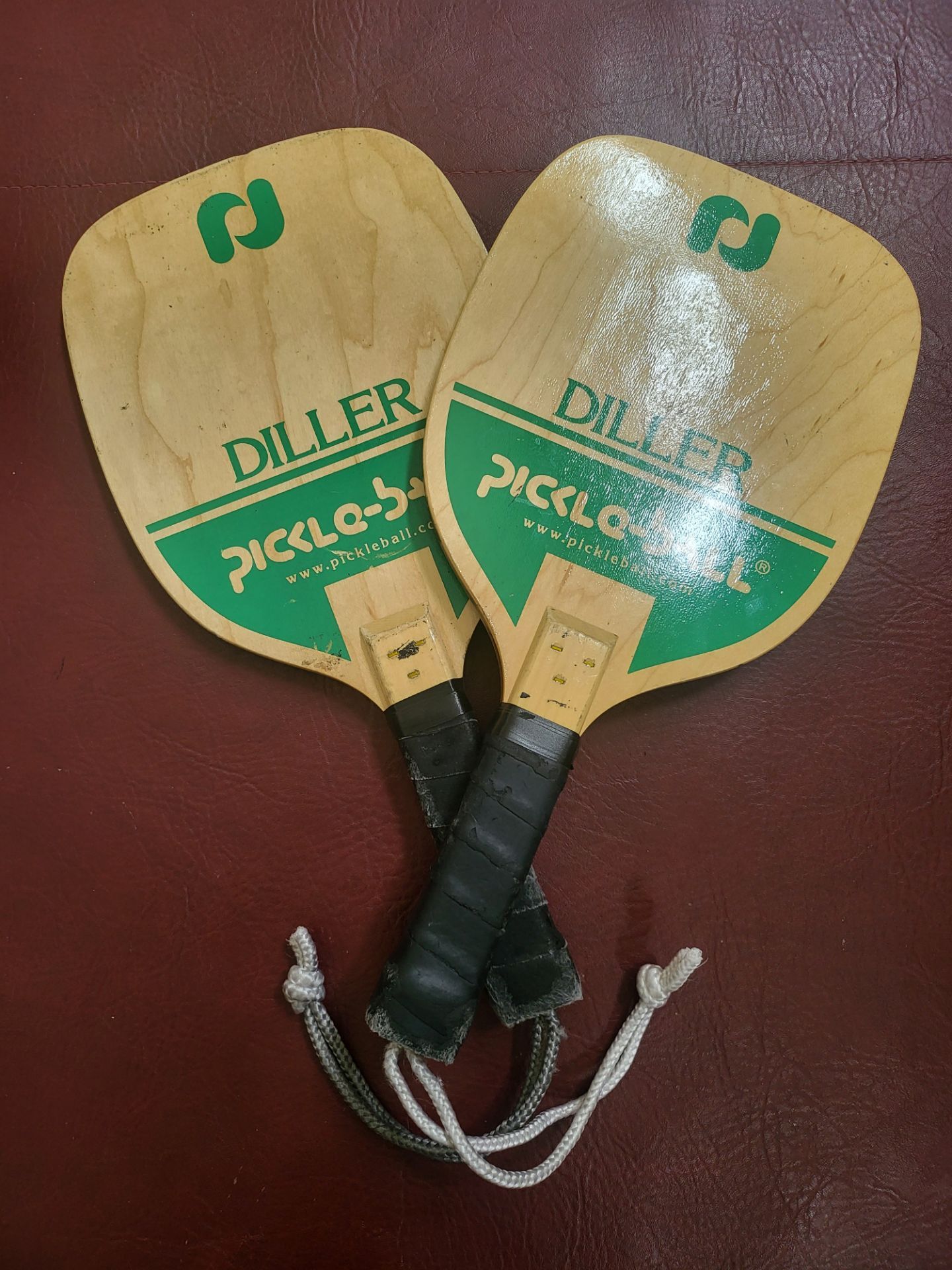 Wooden Pickleball paddle lot of 2