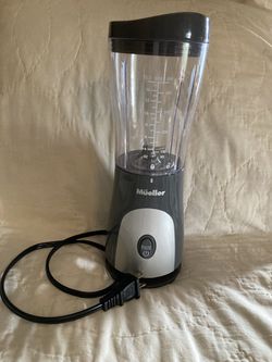 Mueller Ultra Bullet Personal Blender for Shakes and Smoothies 15 Oz Cup  Gray