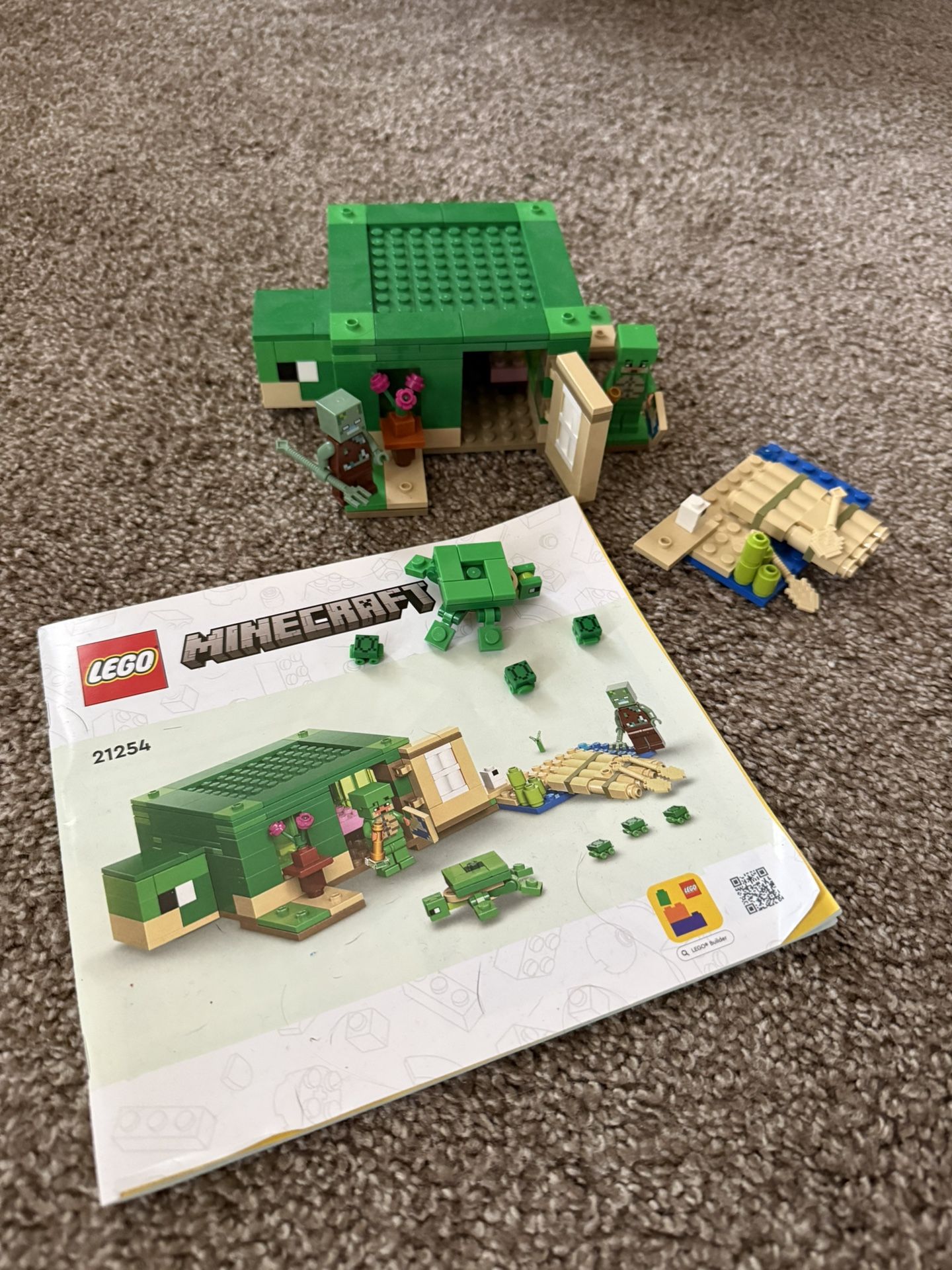Minecraft Turtle Lego Set