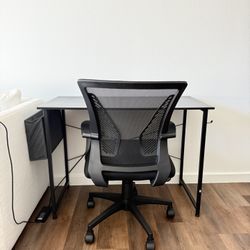 Office Desk + Office Chair