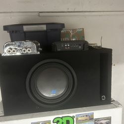 Alpine Sub, Alpine Amp, Alpine Controller, Power AcoustiK Capacitor 