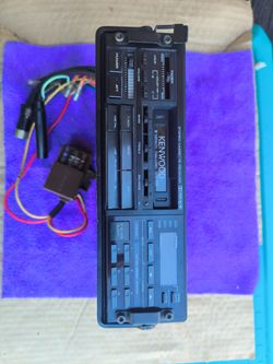 Kenwood KRC-636 car stereo cassette pull out vintage