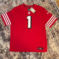 Authentic Nike On Field Cooper Deebo Samuel 49ers Alternate Jersey Large XL (Brand New With Tags)