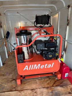 Pressure washer skid