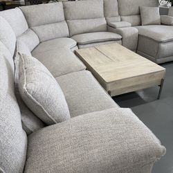 Plush Fabric Sectionals Available @ FURNITURE LOVE 💕 Same Day Delivery 🚚