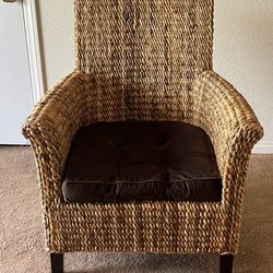 Pier 1 Imports Wicker Banana Leaf Accent Chair 