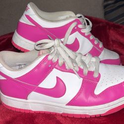 Pink Nike Low Dunks
