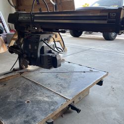 Sears Craftsman 10-inch Radial Arm Saw as-is