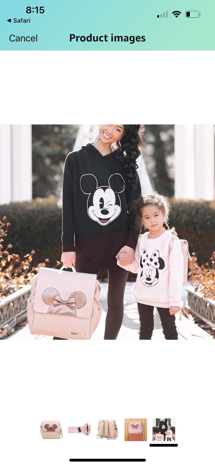 Petunia Pickle Bottom Minnie Mouse Diaper Bag