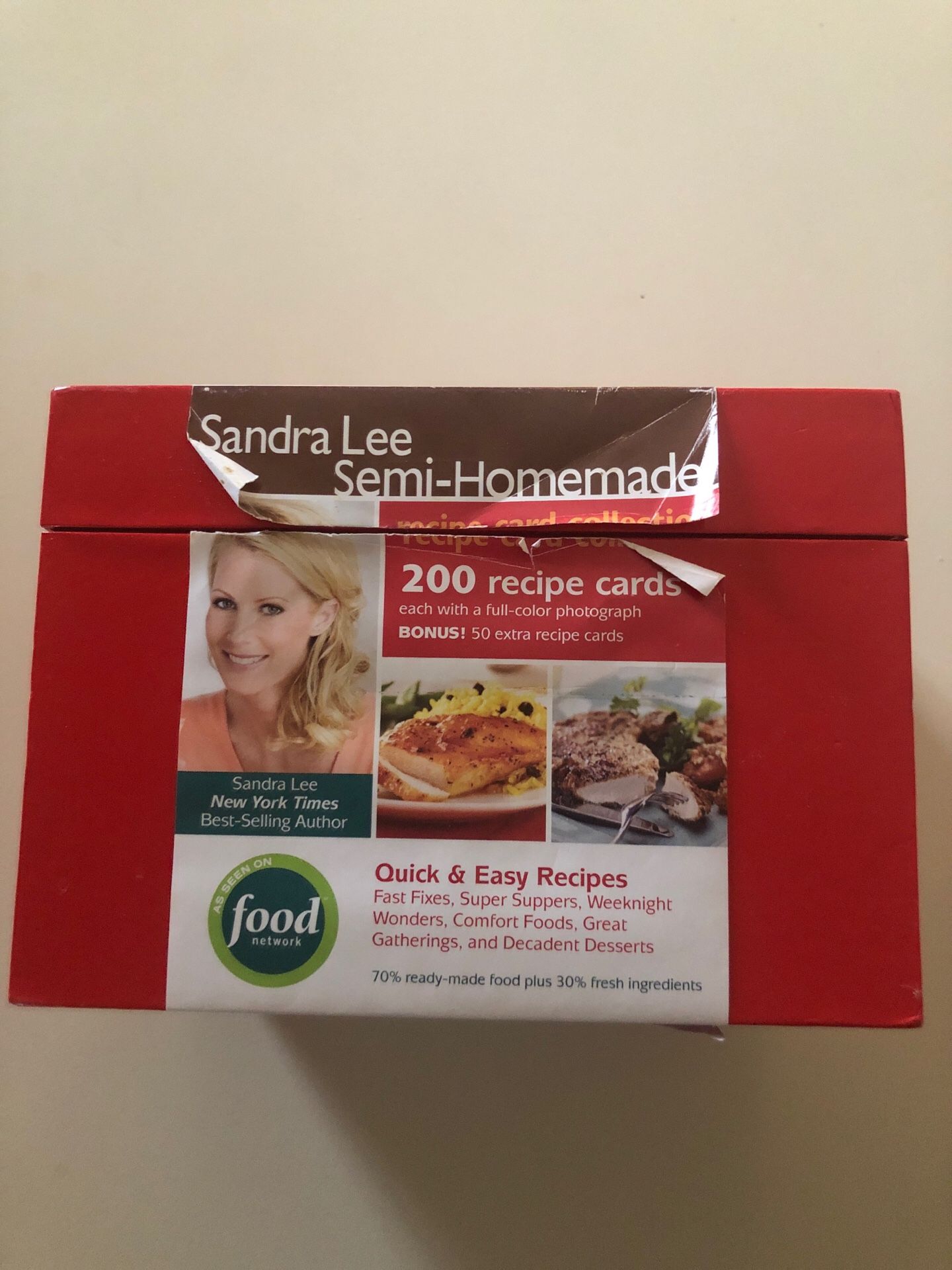 Sandra Lee Semi-homemade 200 recipe cards