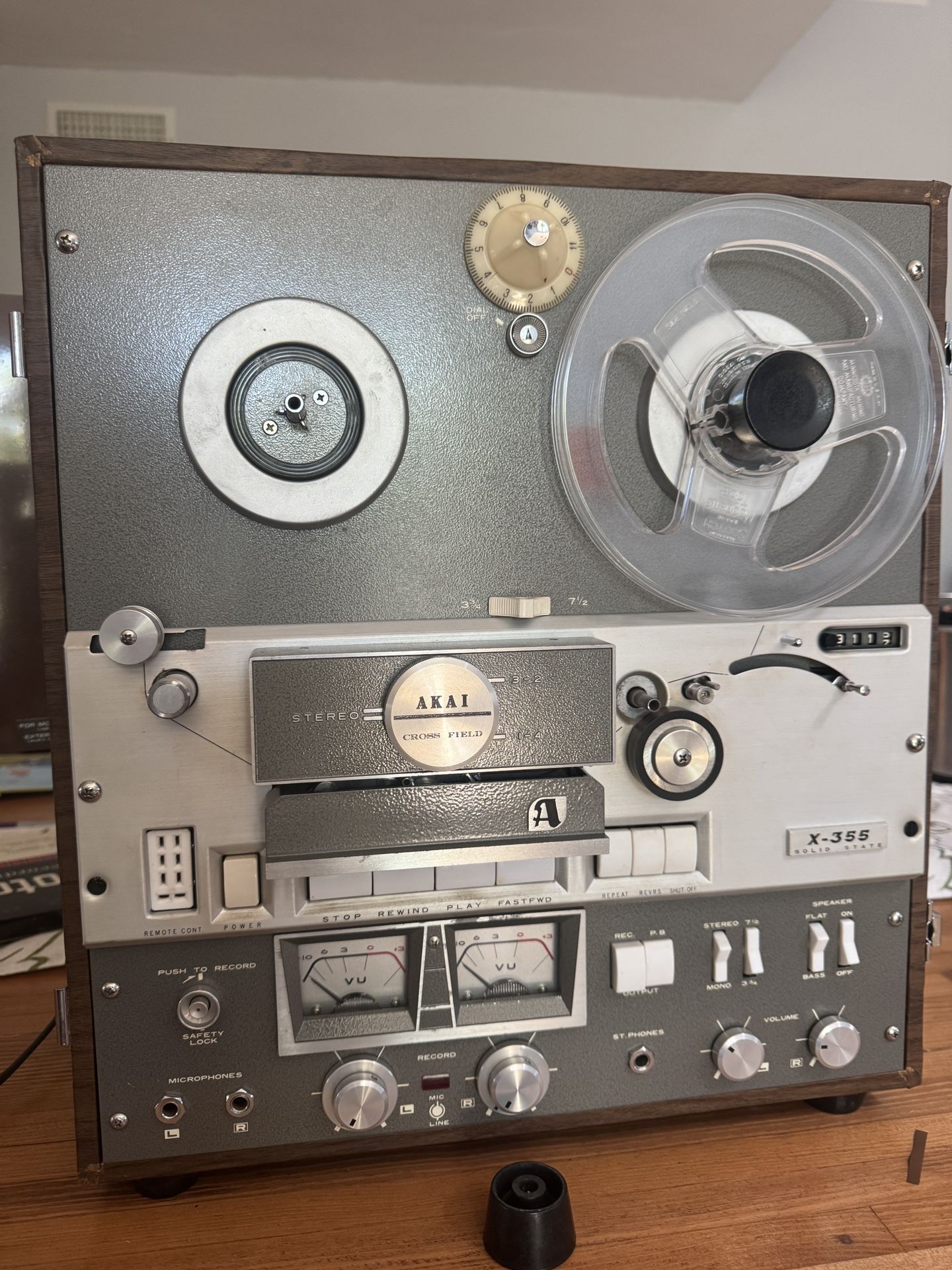 Akai X-355 Reel To Reel Tape Player
