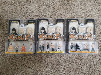 Kung Fu Masters Micro Icons Funny Toys Series 1 Complete #1-12