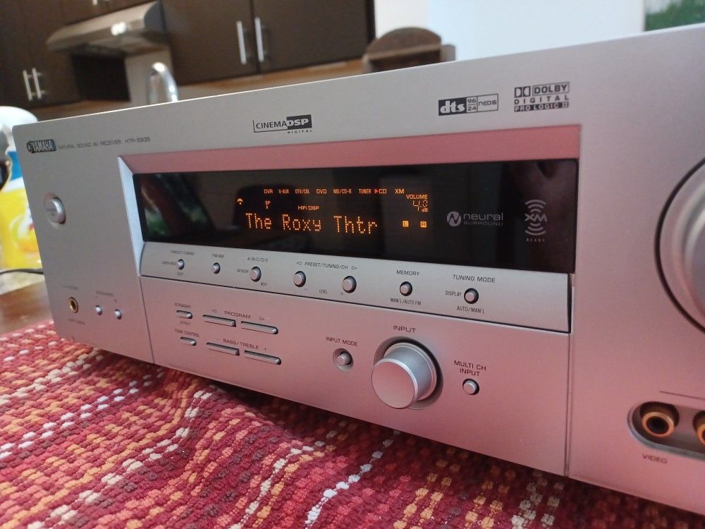 Yamaha AV Home Theater Stero Receiver - With Dolby Digital Surround Sound (**Two Speakers Included**) 