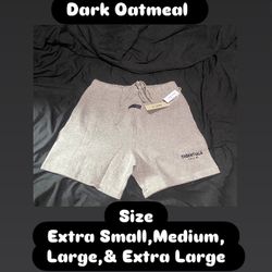 Essentials Fear Of God Shorts Dark Oatmeal 