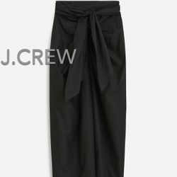 🌞(NEW) (1 AVAILABLE) WOMEN’S J.CREW BLACK 3-WAY CONVERTIBLE BEACH SARONG - SIZE: EXTRA SMALL (MSRP: $69.50)🌞