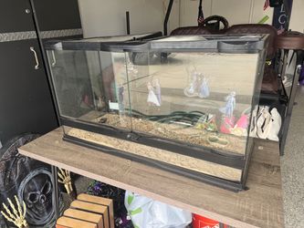 $30  Double Door Glass Terrarium