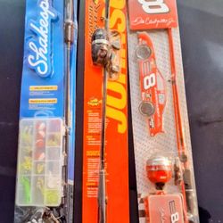 Jr Fishing Rods Bundle $110 For All 3