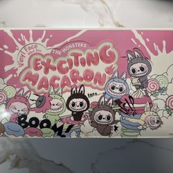 The Monsters Exciting Macarons Labubu Pendant Sealed Case