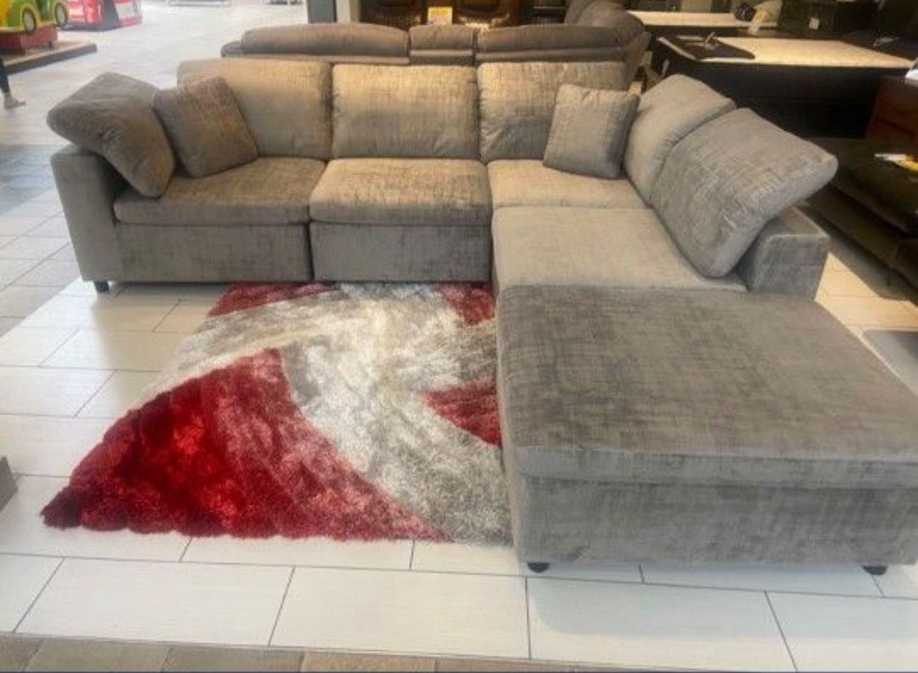 COMFY NEW LIMA SECTIONAL SOFA AND OTTOMAN SET ON SALE ONLY $999. IN STOCK SAME DAY DELIVERY 🚚 EASY FINANCING
