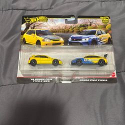 Hot wheels Premium Honda Civic 2 Pack 