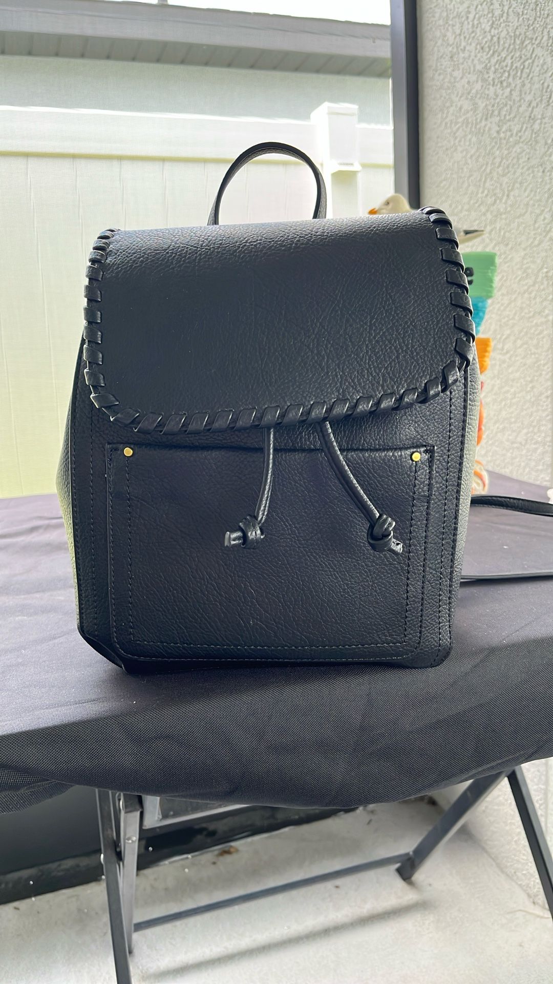 Style And Co Whipstitch Handbag Backpack Purse