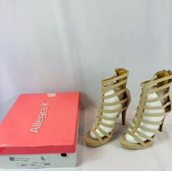 Brand New Women’s Size 7 Beige Allegra K Heels