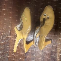 Mary Jane Style Vintage Handmade Heels 