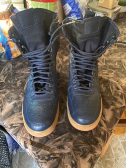 Nike SF1 AIR FORCE 1 HIGH, Midnight Navy Blue, Gum Bottom, Size 10