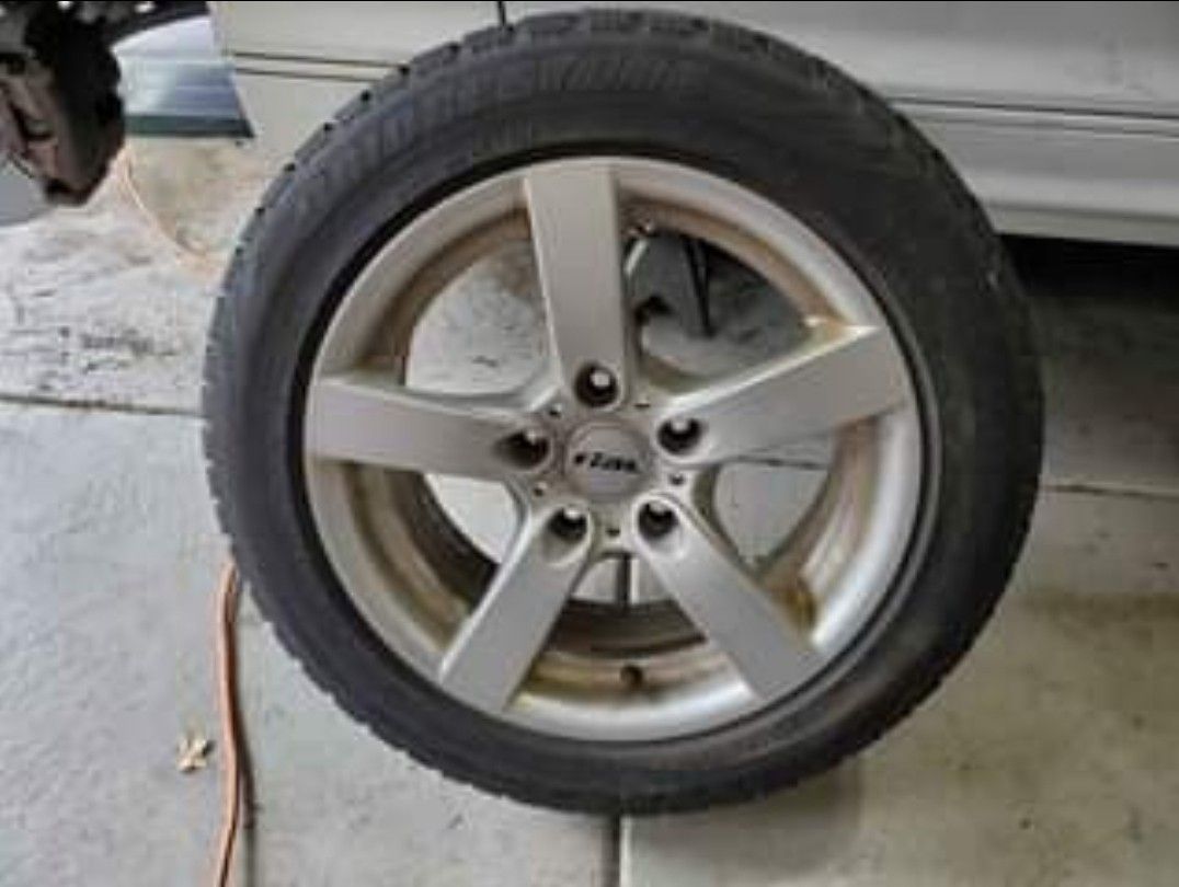 16" 5x120 Rial Wheels w/ Blizzaks