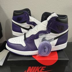 Air Jordan 1 Retro High OG Court Purple 