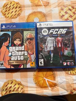 GTA Trilogy PS4 & EA FC 26 PS5 Bundle