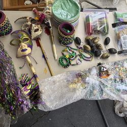 Mardi Gras decorations