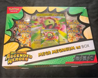 Pokemon Ascended Heroes Mega Meganium ex Box