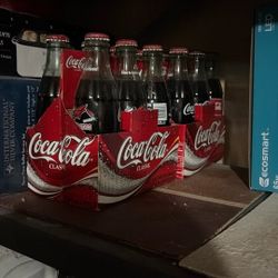 1950s Cocoa cola Bottles With Liquid 