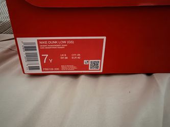 Nike Dunk Low GS Desert Khaki Size 7Y