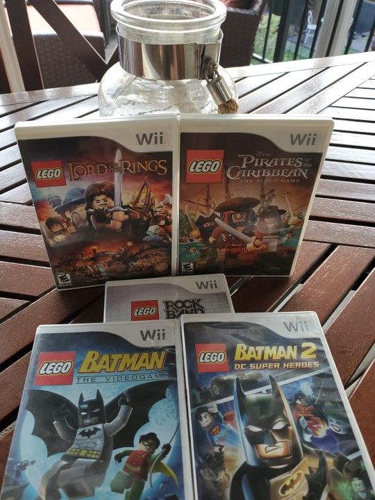 LEGO Wii Game Lot