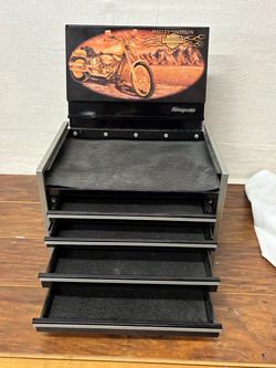 Vintage 75th Anniversary Harley Davidson Vintage Snap-on Micro Tool Box Mint