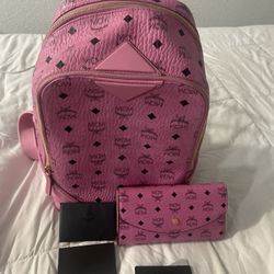 MCM Backpack With Wallet