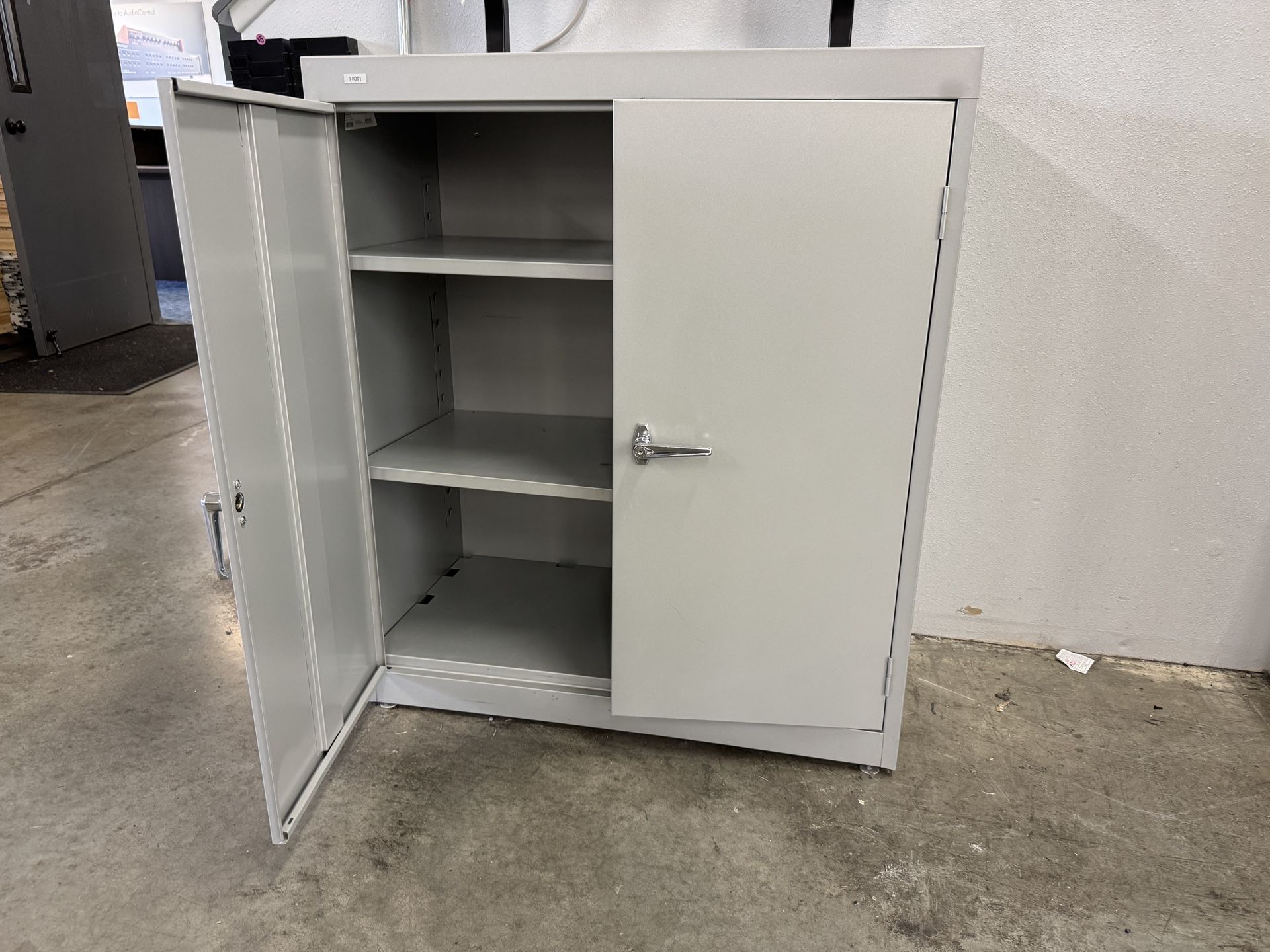 Gray Locker Cabinet