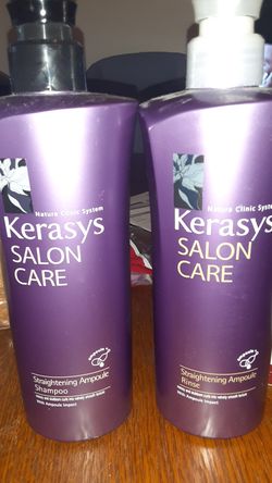 Kerasys salon care shampoo and rinse