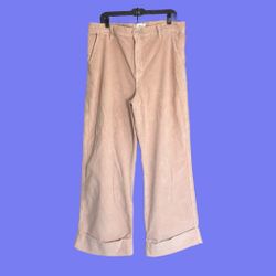 7 For All Mankind Women’s Pink Corduroy Trousers