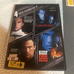 DVD four movie favorites, Steven Seagal
