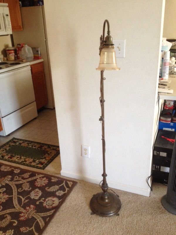 Antique floor lamp