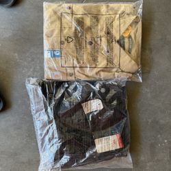 BRAND NEW:Carhartt Brown Canvas Short Sleeve And Levis Athletic Black Jeans