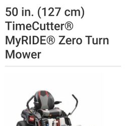Toro 50" Timecutter Zero Turn